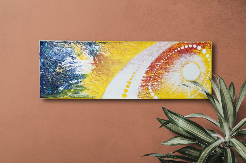 Landscape on a wall